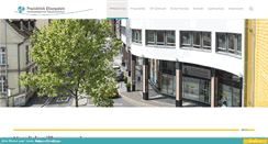 Desktop Screenshot of praxisklinik-ab.de