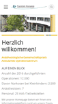 Mobile Screenshot of praxisklinik-ab.de